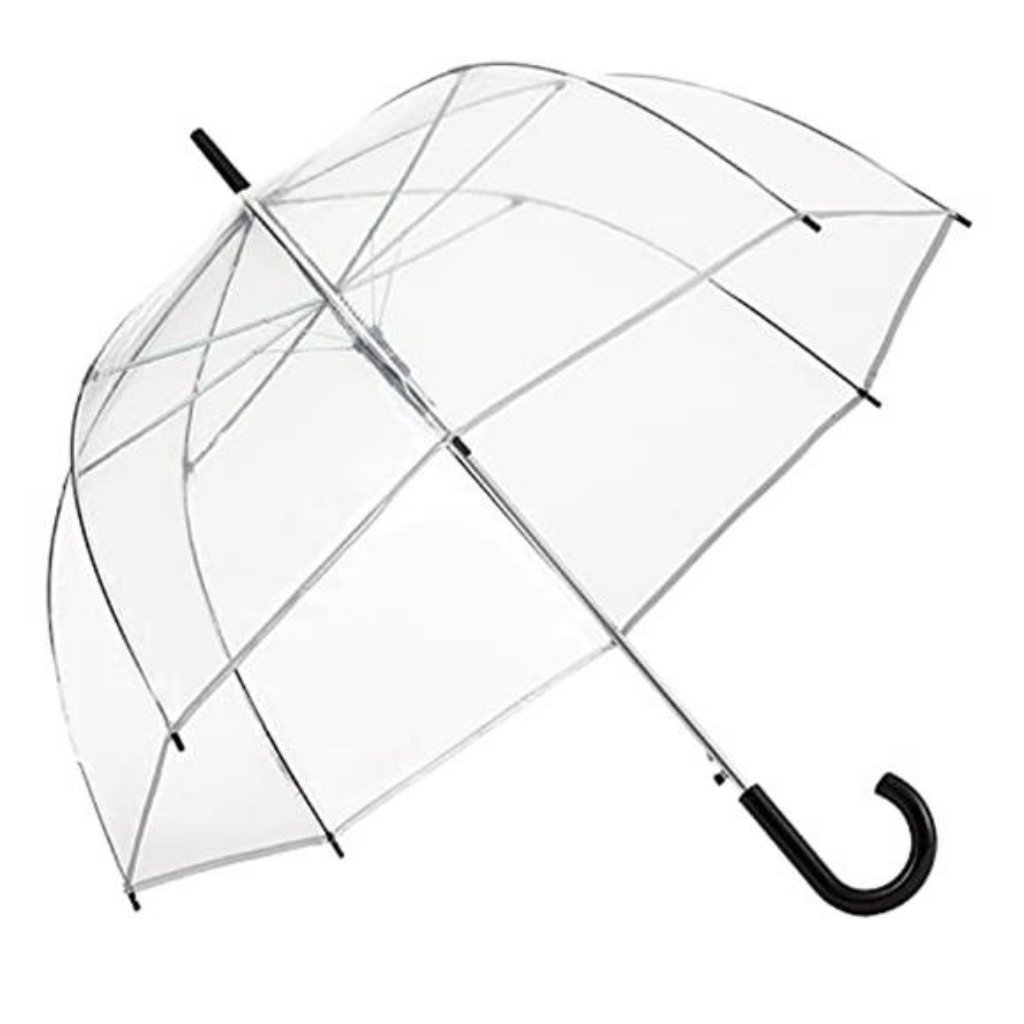 Shedrain Bubble Clear Umbrella Auto Open SeeThrough Rain  Windproof